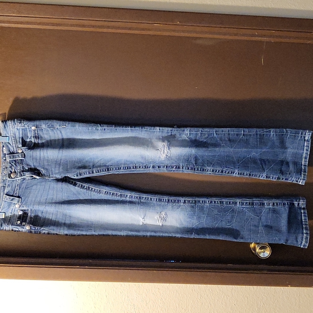 Miss Me Mid-Rise Boot Cut Stretch Jean